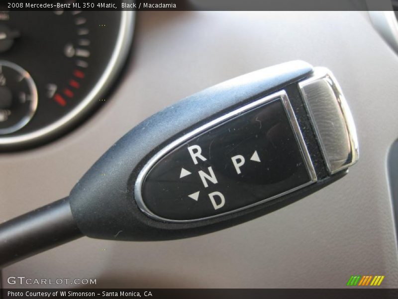 Black / Macadamia 2008 Mercedes-Benz ML 350 4Matic