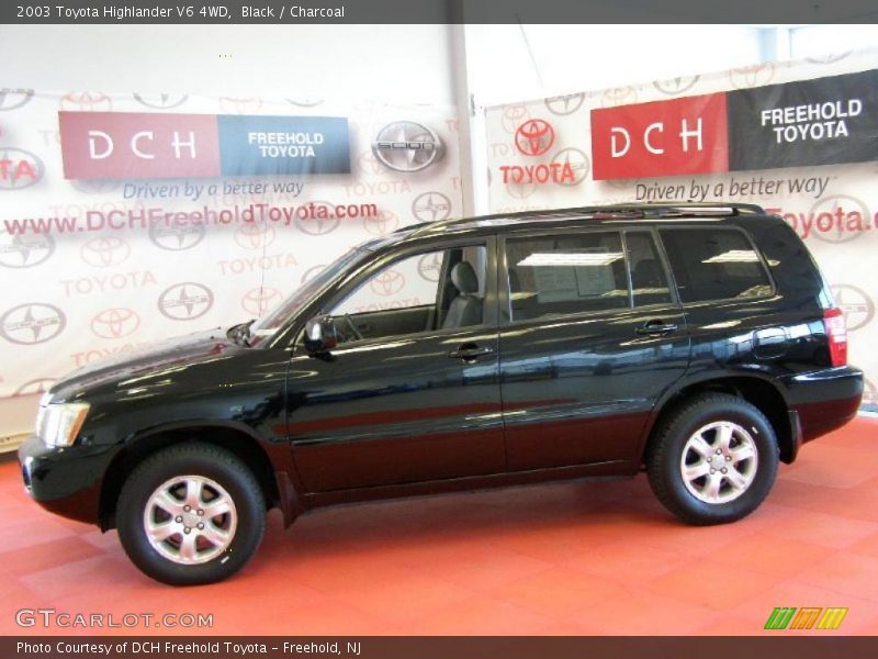 Black / Charcoal 2003 Toyota Highlander V6 4WD