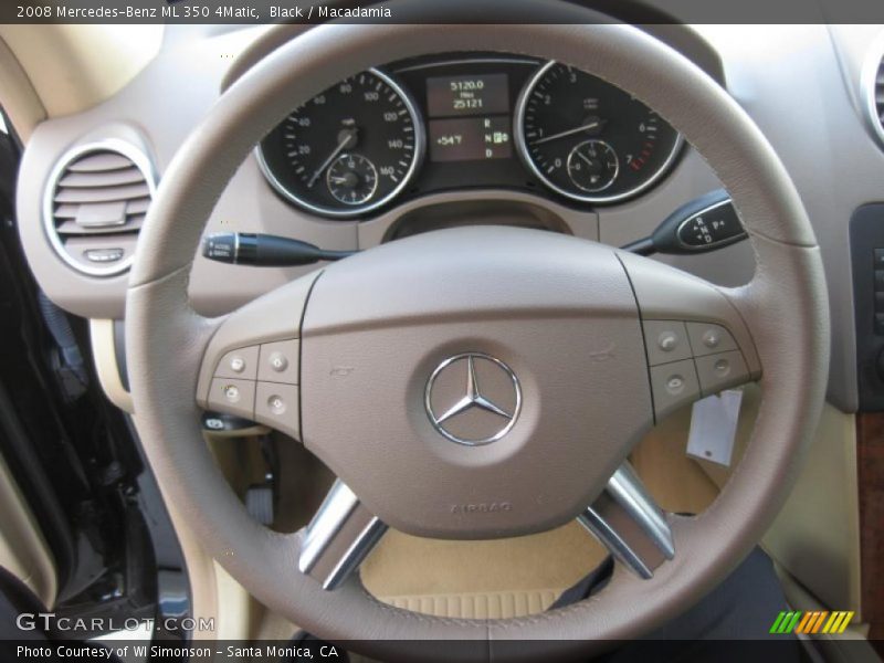  2008 ML 350 4Matic Steering Wheel