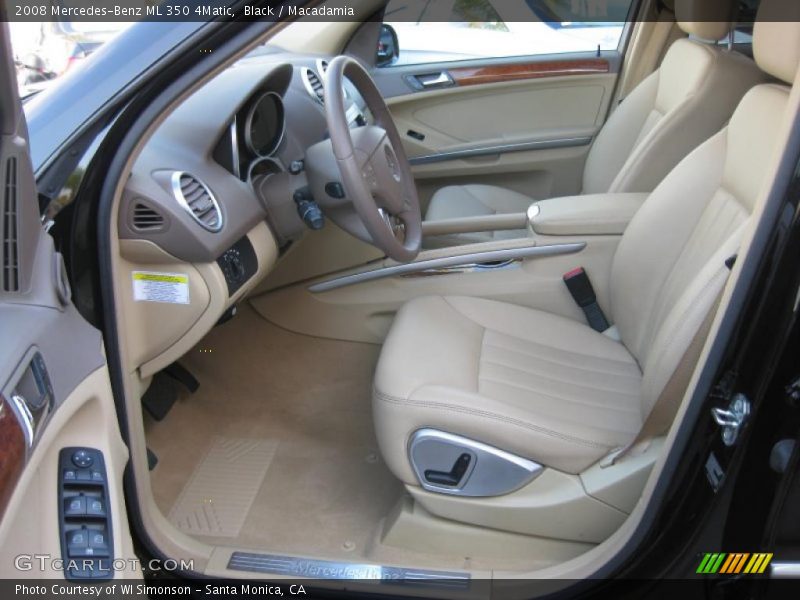  2008 ML 350 4Matic Macadamia Interior