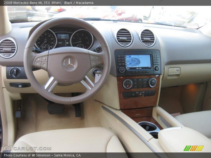 Dashboard of 2008 ML 350 4Matic