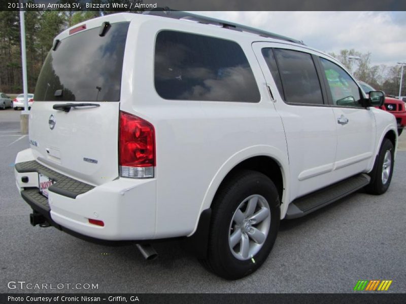 Blizzard White / Almond 2011 Nissan Armada SV