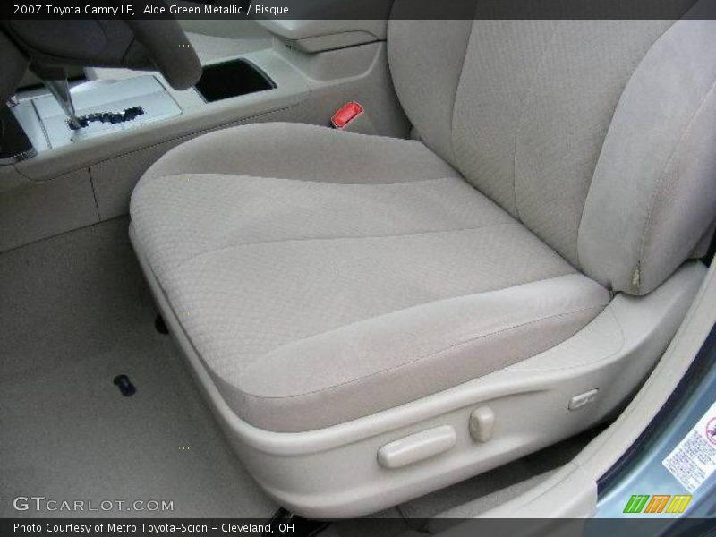 Aloe Green Metallic / Bisque 2007 Toyota Camry LE