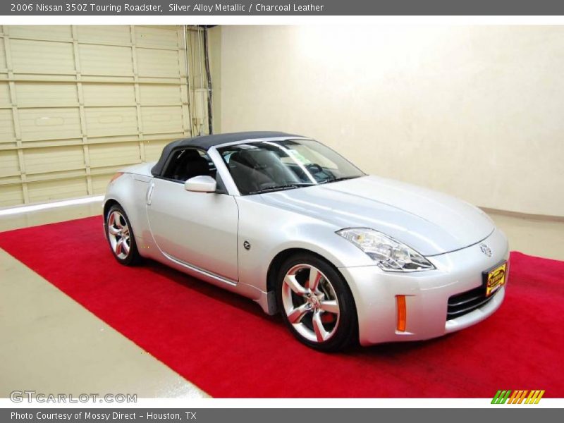 Silver Alloy Metallic / Charcoal Leather 2006 Nissan 350Z Touring Roadster