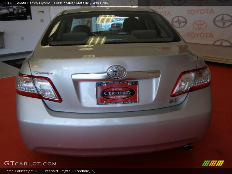 Classic Silver Metallic / Ash Gray 2010 Toyota Camry Hybrid