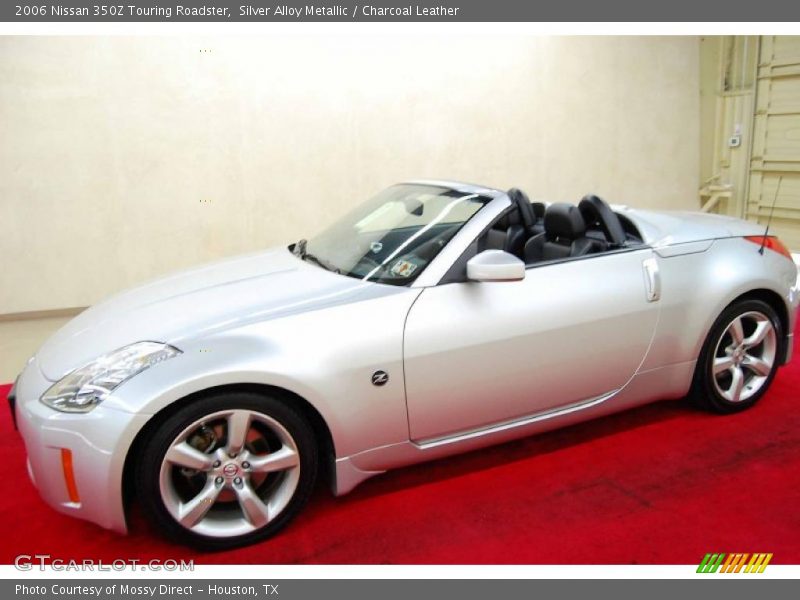 Silver Alloy Metallic / Charcoal Leather 2006 Nissan 350Z Touring Roadster