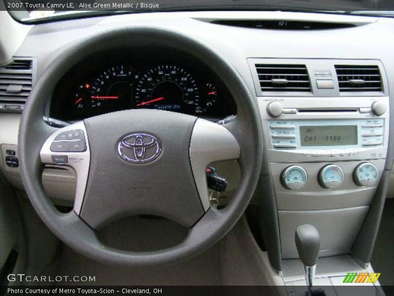 Aloe Green Metallic / Bisque 2007 Toyota Camry LE