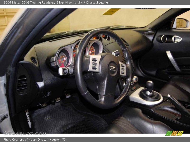 Silver Alloy Metallic / Charcoal Leather 2006 Nissan 350Z Touring Roadster
