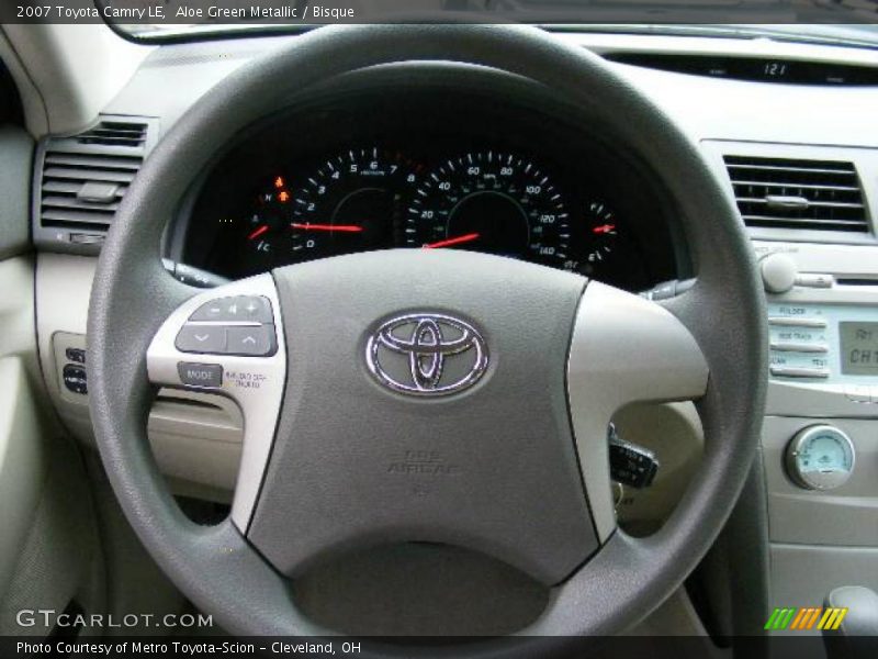 Aloe Green Metallic / Bisque 2007 Toyota Camry LE