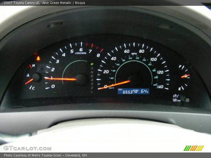 Aloe Green Metallic / Bisque 2007 Toyota Camry LE