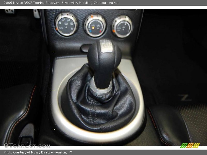 Silver Alloy Metallic / Charcoal Leather 2006 Nissan 350Z Touring Roadster