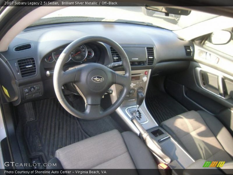 Brilliant Silver Metallic / Off-Black 2007 Subaru Legacy 2.5i Sedan