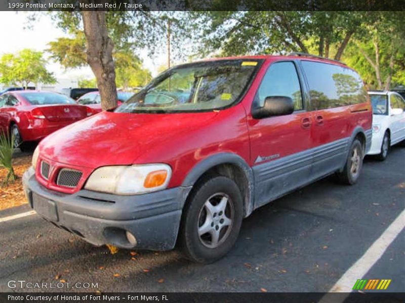 Medium Red / Taupe 1999 Pontiac Montana