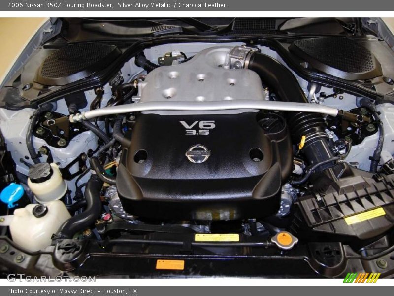 Silver Alloy Metallic / Charcoal Leather 2006 Nissan 350Z Touring Roadster