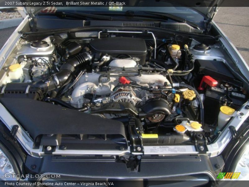  2007 Legacy 2.5i Sedan Engine - 2.5 Liter SOHC 16-Valve VVT Flat 4 Cylinder