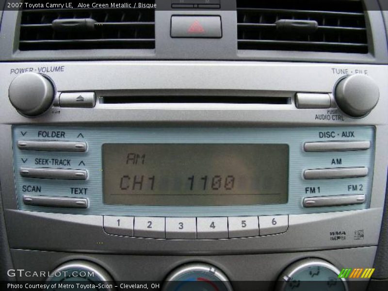 Aloe Green Metallic / Bisque 2007 Toyota Camry LE