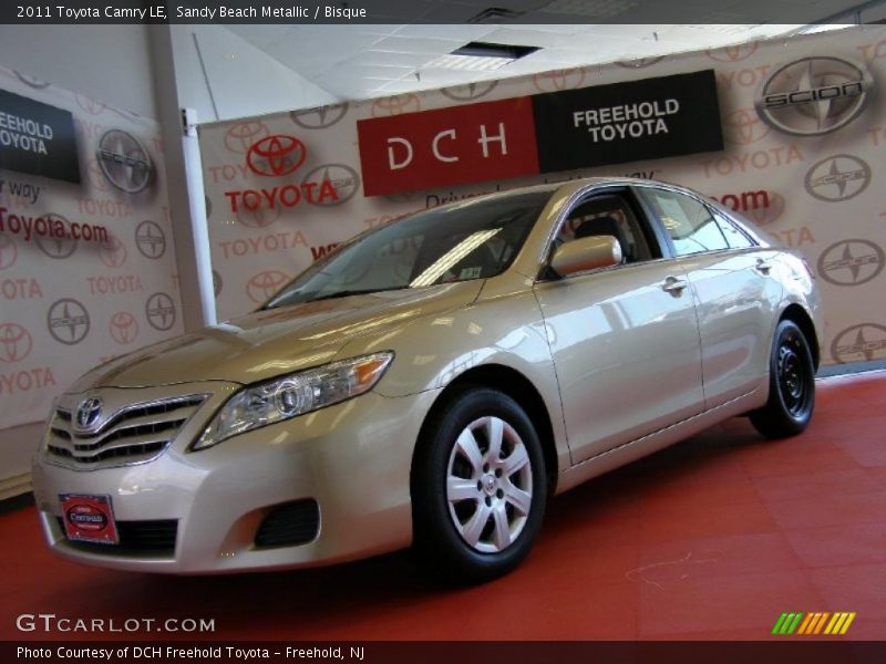 Sandy Beach Metallic / Bisque 2011 Toyota Camry LE