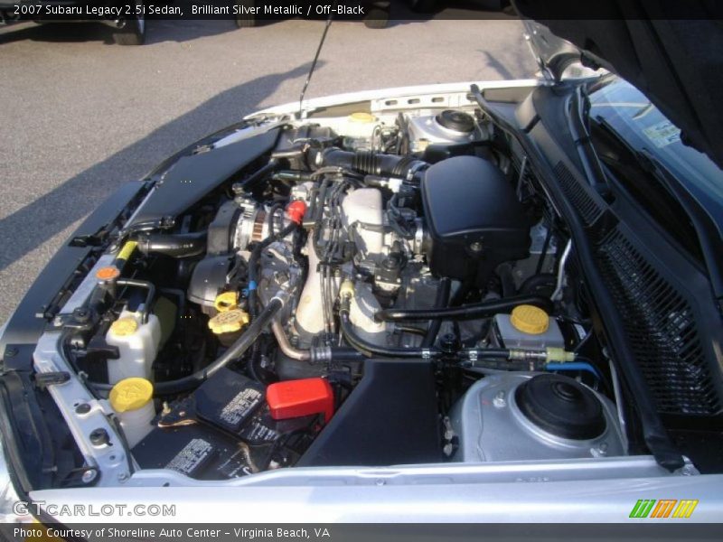 Brilliant Silver Metallic / Off-Black 2007 Subaru Legacy 2.5i Sedan