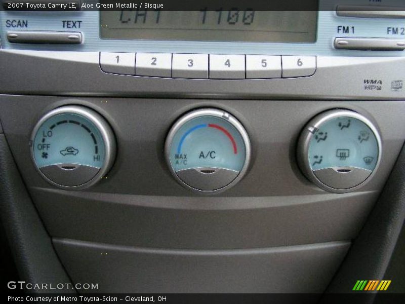 Aloe Green Metallic / Bisque 2007 Toyota Camry LE