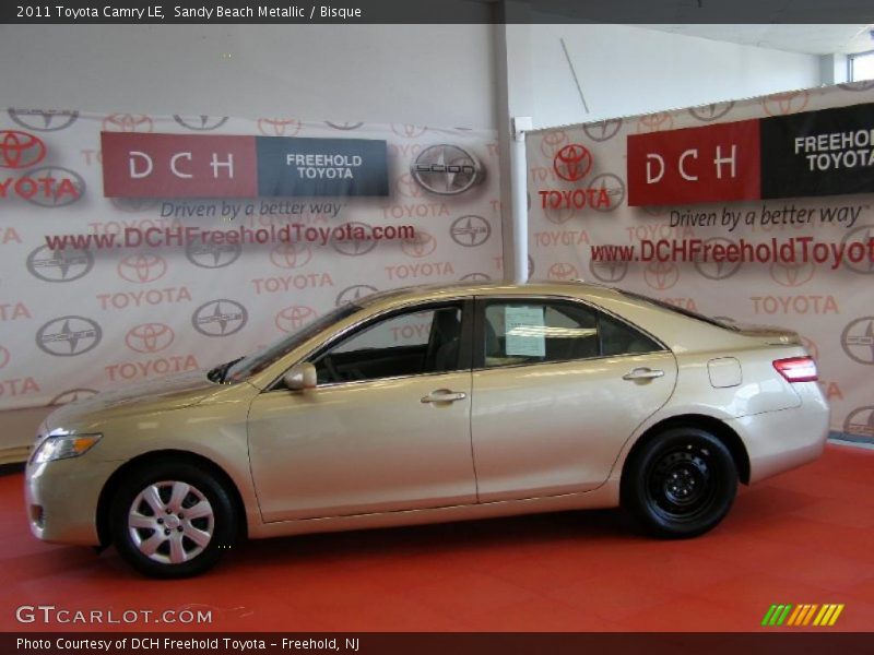 Sandy Beach Metallic / Bisque 2011 Toyota Camry LE