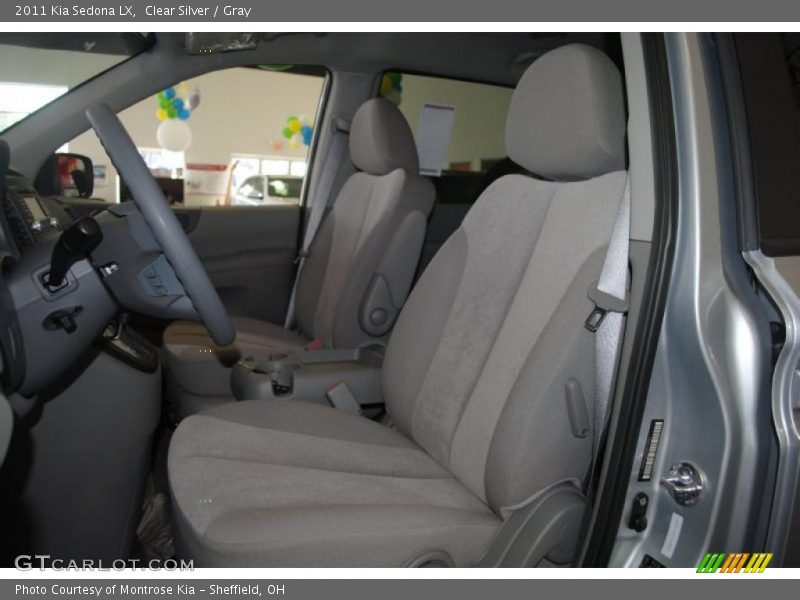 Clear Silver / Gray 2011 Kia Sedona LX