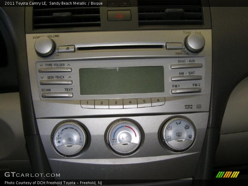 Sandy Beach Metallic / Bisque 2011 Toyota Camry LE