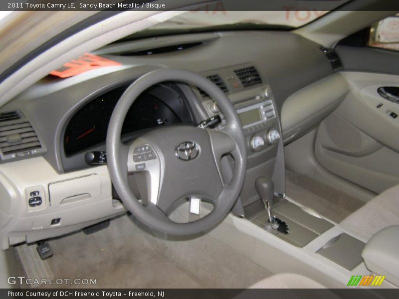 Sandy Beach Metallic / Bisque 2011 Toyota Camry LE
