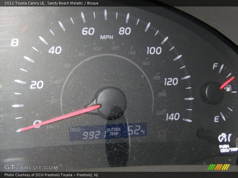 Sandy Beach Metallic / Bisque 2011 Toyota Camry LE