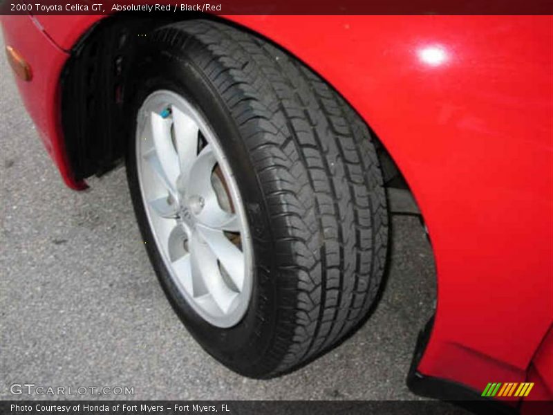 Absolutely Red / Black/Red 2000 Toyota Celica GT