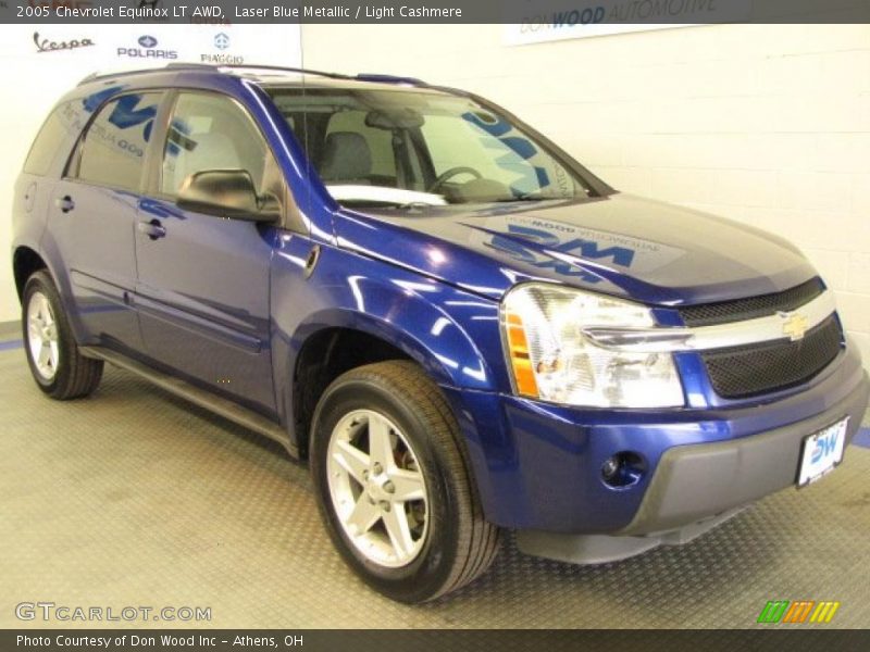 Laser Blue Metallic / Light Cashmere 2005 Chevrolet Equinox LT AWD