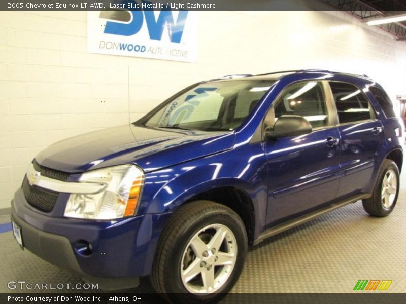 Laser Blue Metallic / Light Cashmere 2005 Chevrolet Equinox LT AWD