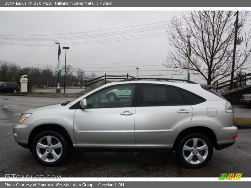 Millinnium Silver Metallic / Black 2004 Lexus RX 330 AWD