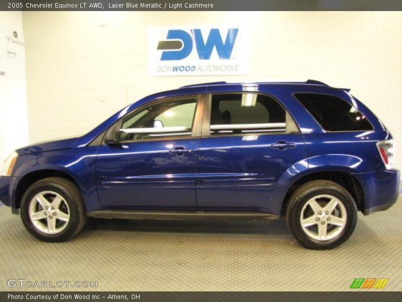Laser Blue Metallic / Light Cashmere 2005 Chevrolet Equinox LT AWD
