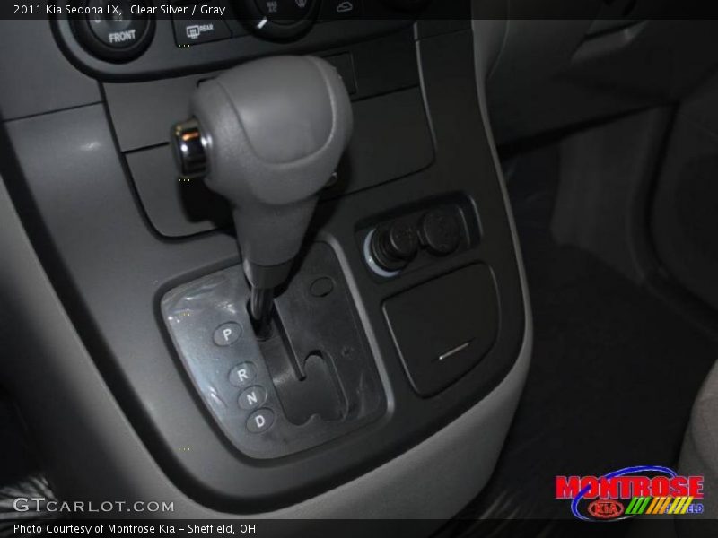 Clear Silver / Gray 2011 Kia Sedona LX