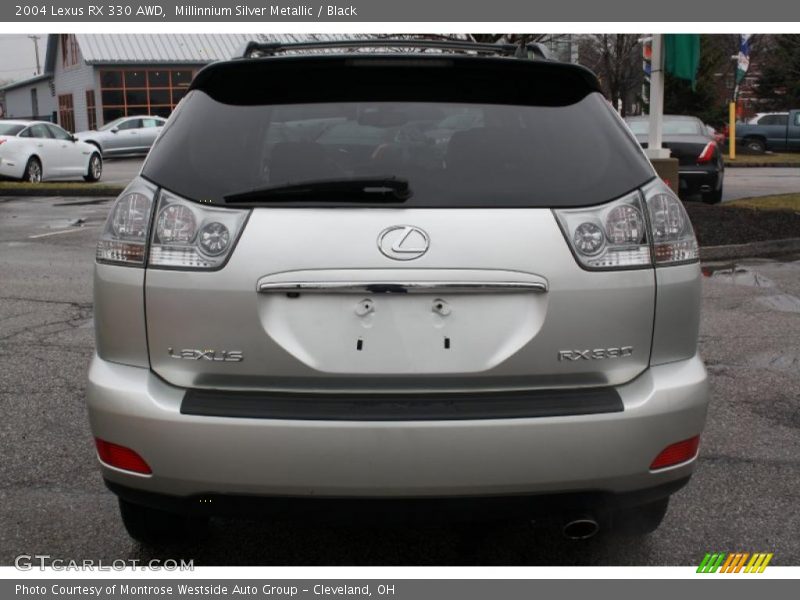 Millinnium Silver Metallic / Black 2004 Lexus RX 330 AWD