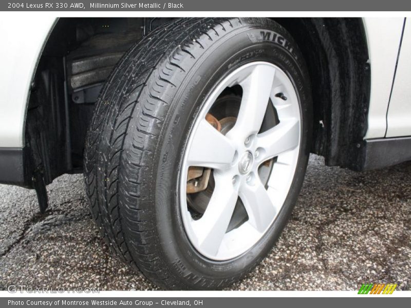 Millinnium Silver Metallic / Black 2004 Lexus RX 330 AWD