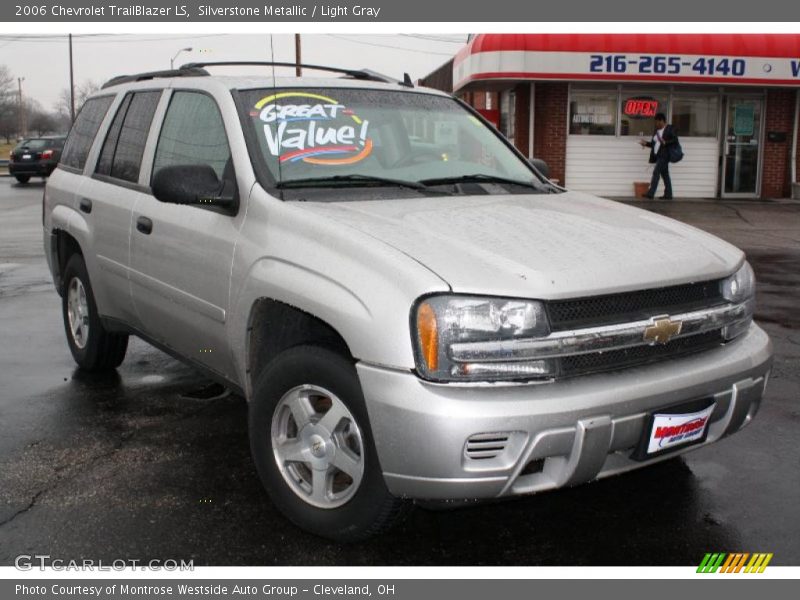 Silverstone Metallic / Light Gray 2006 Chevrolet TrailBlazer LS