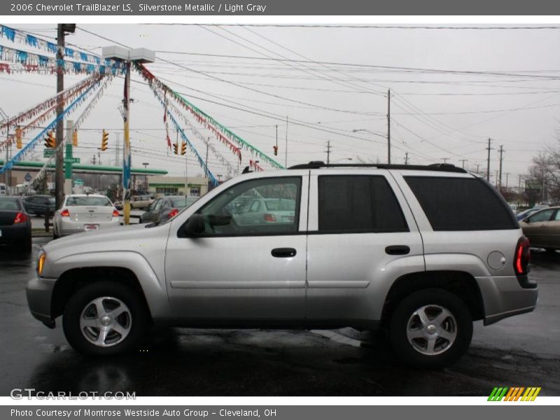 Silverstone Metallic / Light Gray 2006 Chevrolet TrailBlazer LS