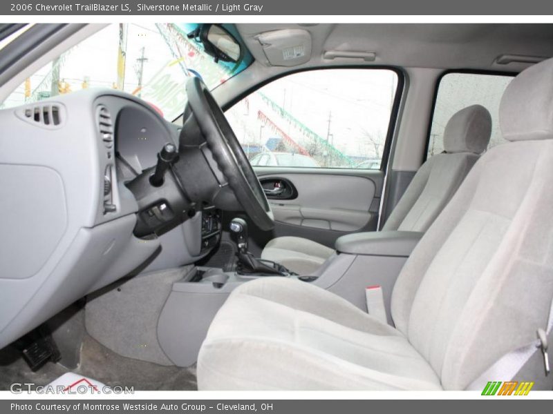 Silverstone Metallic / Light Gray 2006 Chevrolet TrailBlazer LS