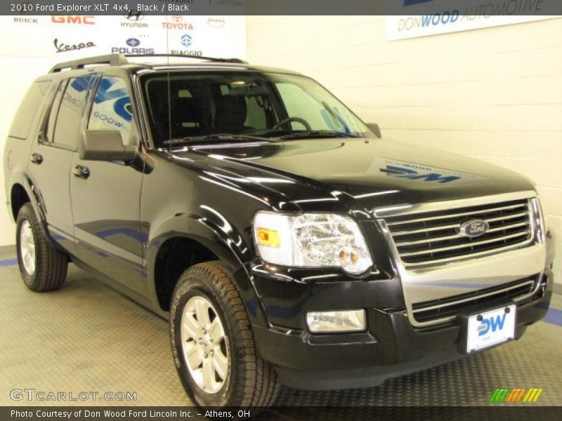 Black / Black 2010 Ford Explorer XLT 4x4