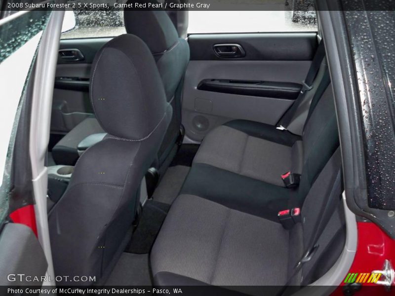 Garnet Red Pearl / Graphite Gray 2008 Subaru Forester 2.5 X Sports