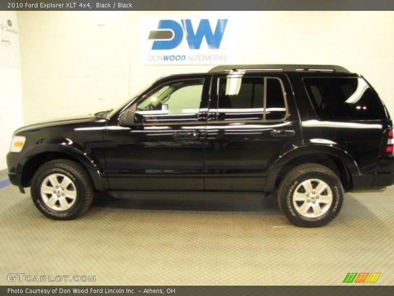 Black / Black 2010 Ford Explorer XLT 4x4