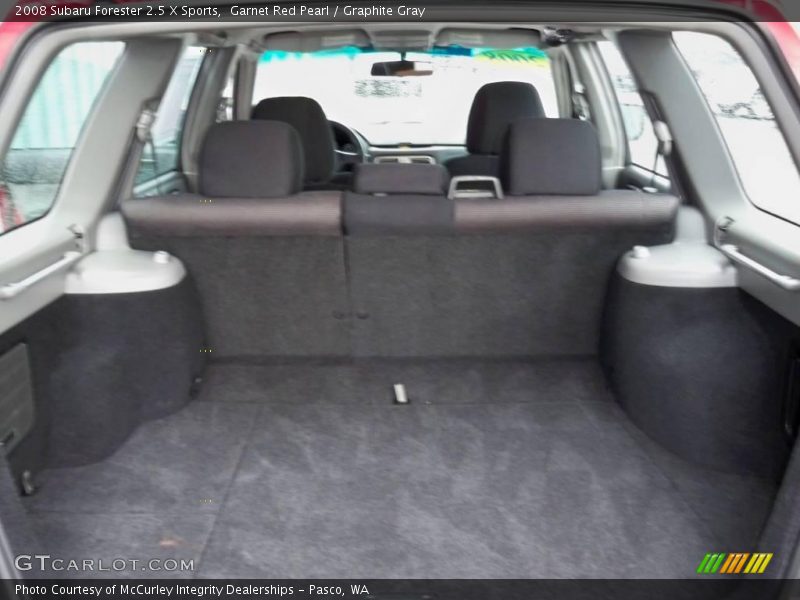 Garnet Red Pearl / Graphite Gray 2008 Subaru Forester 2.5 X Sports