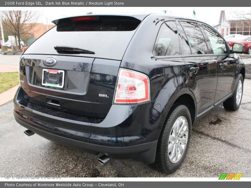 Dark Ink Blue Metallic / Medium Light Stone 2008 Ford Edge SEL