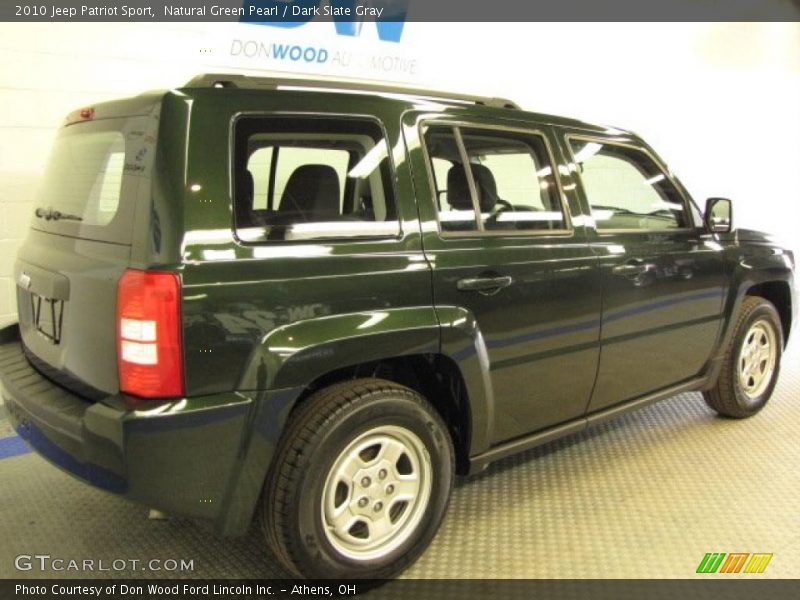Natural Green Pearl / Dark Slate Gray 2010 Jeep Patriot Sport