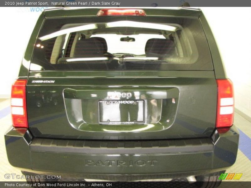 Natural Green Pearl / Dark Slate Gray 2010 Jeep Patriot Sport