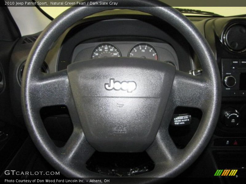 Natural Green Pearl / Dark Slate Gray 2010 Jeep Patriot Sport