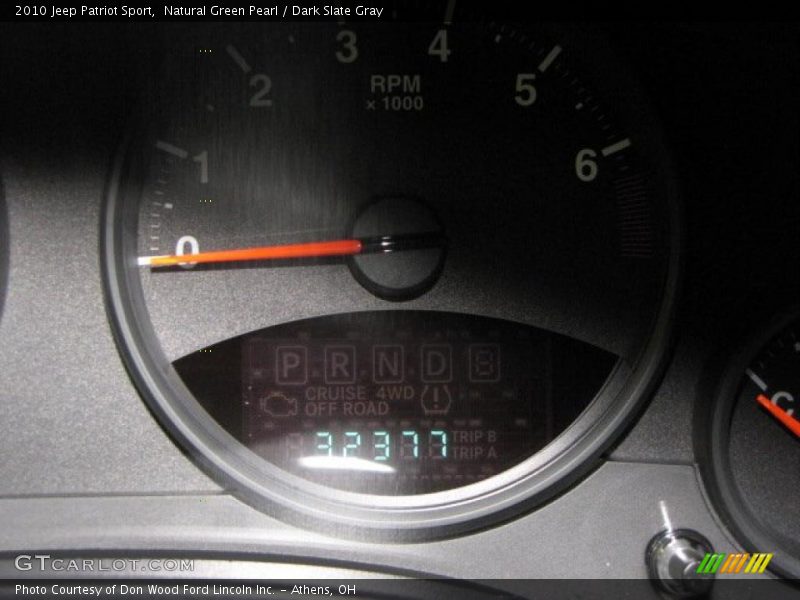 Natural Green Pearl / Dark Slate Gray 2010 Jeep Patriot Sport