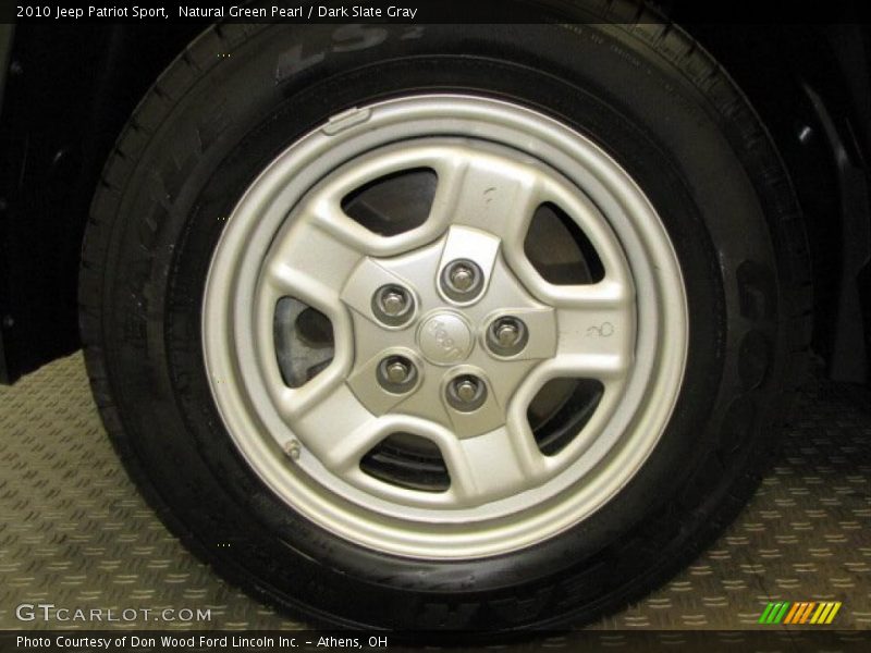 Natural Green Pearl / Dark Slate Gray 2010 Jeep Patriot Sport