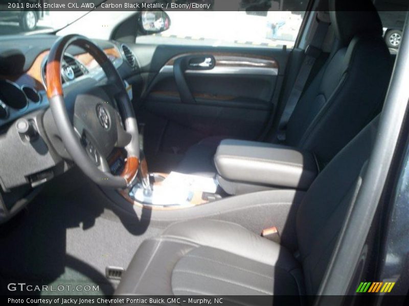 Carbon Black Metallic / Ebony/Ebony 2011 Buick Enclave CXL AWD